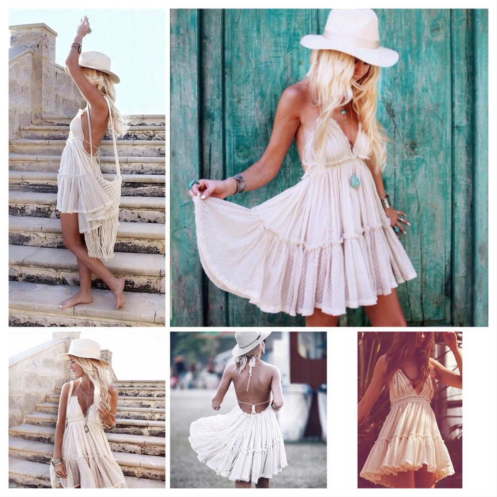 *LAST ONE* Ivory Antique Lace Dress - Picture 8 of 8